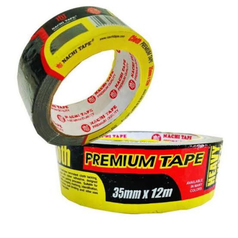 

Cloth Tape Nachi 35 mm (Lakban Nachi Hitam)