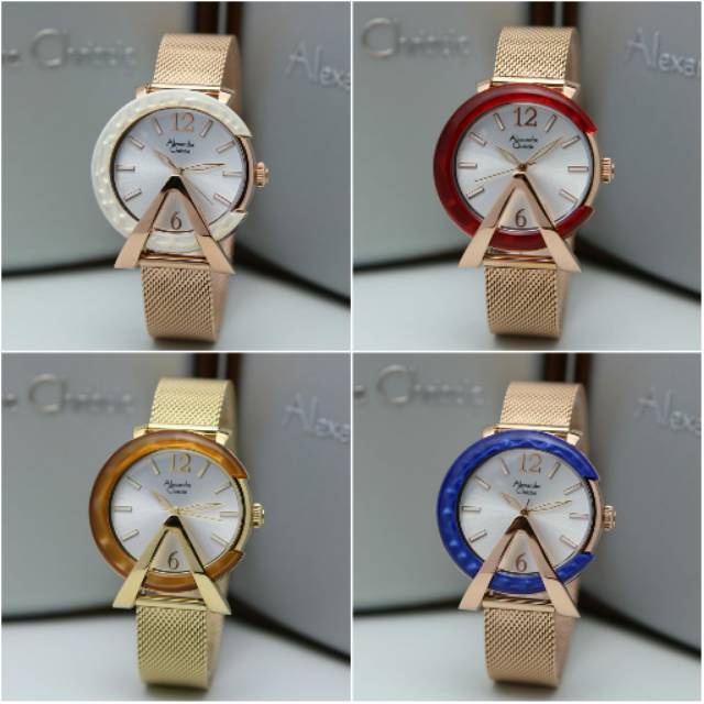 [Free Baterai] JAM TANGAN WANITA ALEXANDRE CHRISTIE AC 2806 PASIR ORIGINAL GARANSI RESMI 1 TAHUN