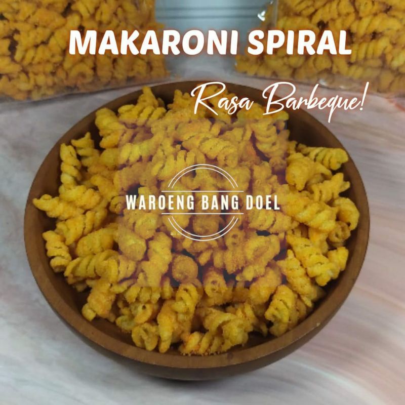 Makaroni Spiral Gurih,pedas,manis,asin