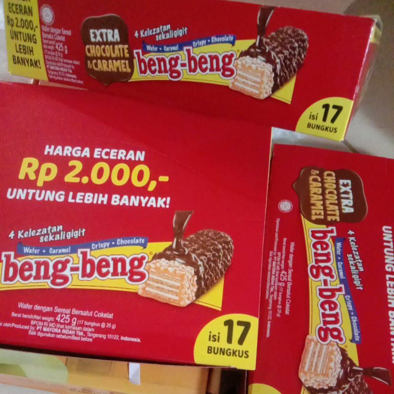 

KEMASAN BARU!! Beng Beng Bengbeng 1 Dus Isi 17 Pcs x 25g