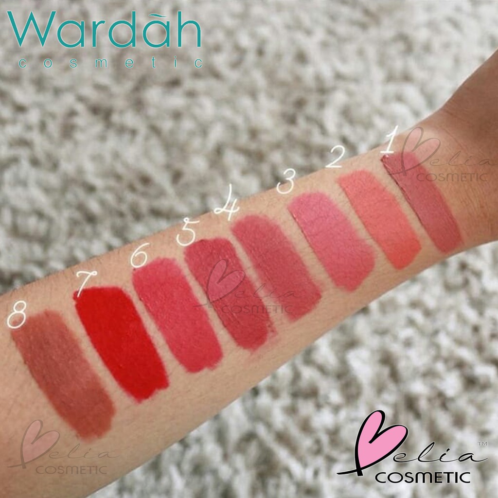 ❤ BELIA ❤ WARDAH Colorfit Velvet Matte Lip Mousse | Lipstik cair dengan tekstur mousse 4 gram