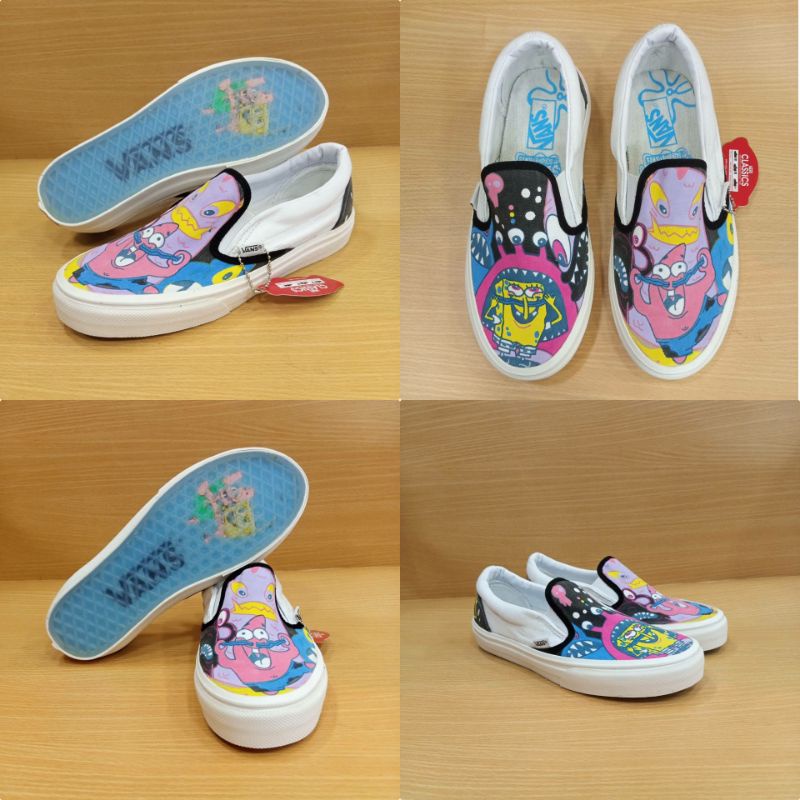 Sepatu Vans Slip On Spongebob Premium BNIB