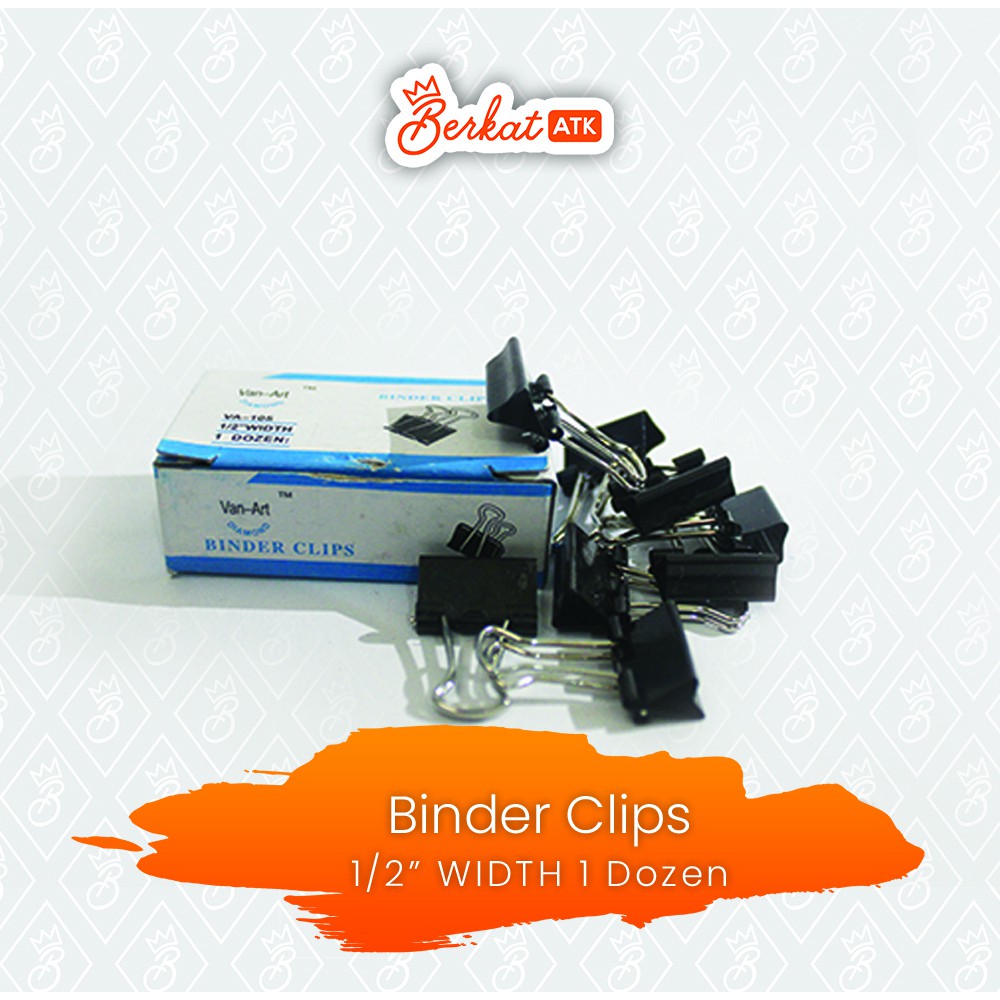 

Binder Clips No 105, (15 mm) WIDTH