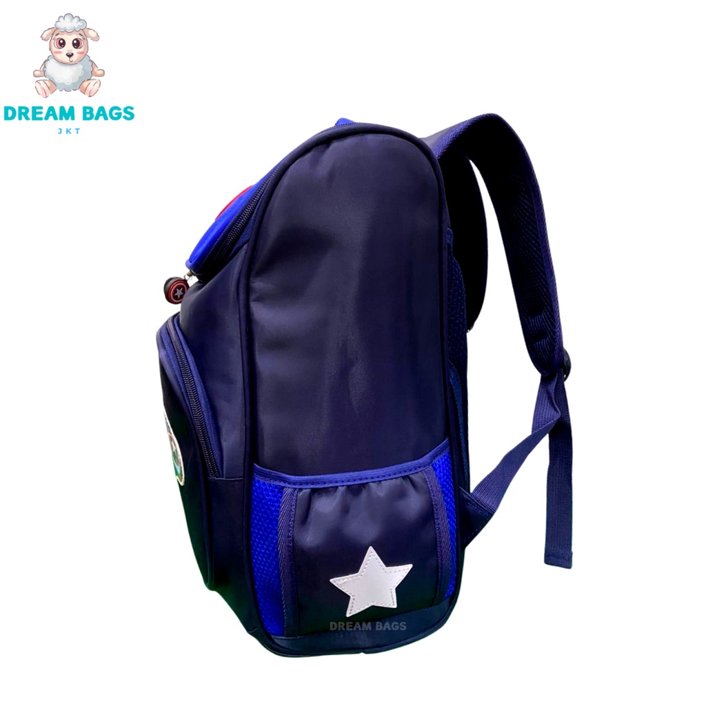 Tas Sekolah Karakter Superhero DB 196 Size SD Tas Anak Import - Tas Sekolah Anak Laki Laki - Tas Sekolah anak Laki Sd - tas anak laki sd