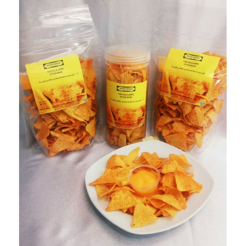 

Tortilla Balado Saus Keju 200 gram