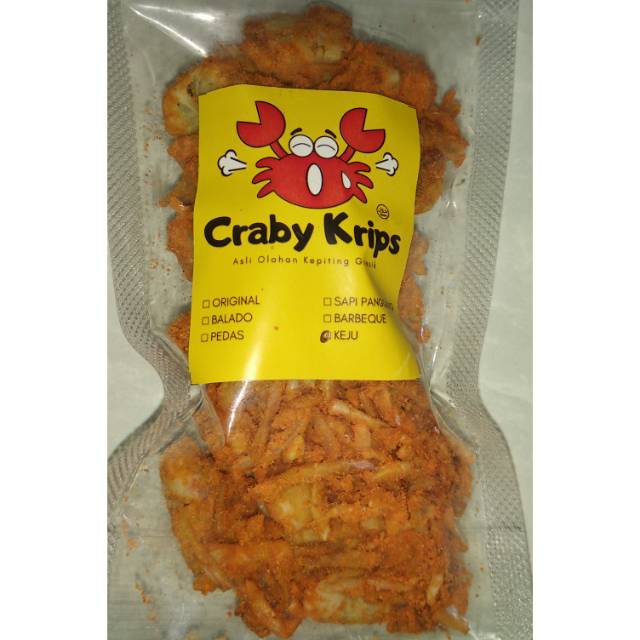 

BABY CRAB CRISPY (craby krips) RASA KEJU 50gr