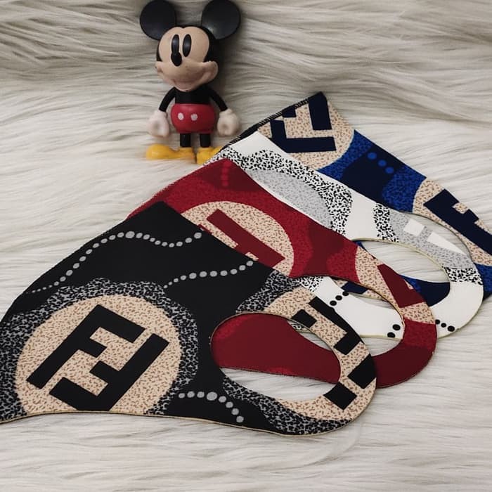 masker scuba brand fendi/masker kain/masker bowin