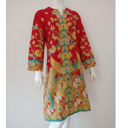 Tunik Batik Solo Dengan Kain Katun Halus Asli Solo