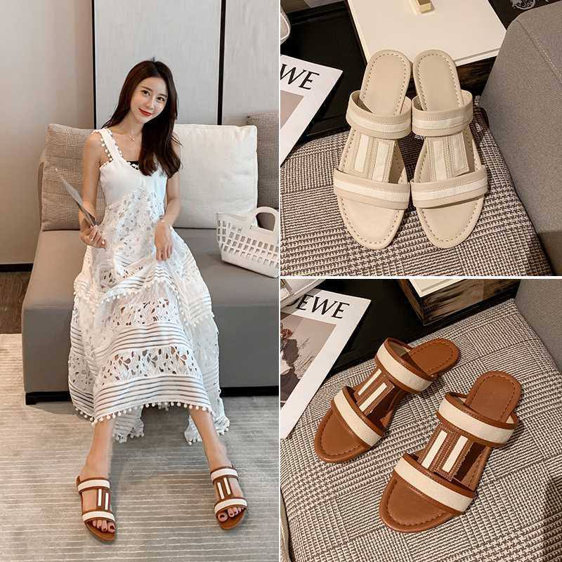 0987 Sandal Import Wanita Murah Sandal Rumah Flip Flop Slip