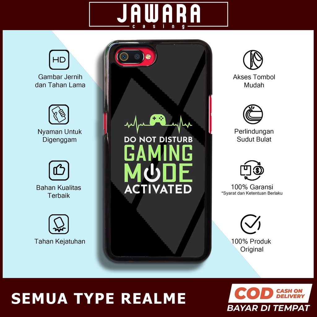Case Realme C2 Case Hp Realme C2 Premium Glossy Jawara Casing [GAME] Casing Hp Realme C2 Aesthetic K