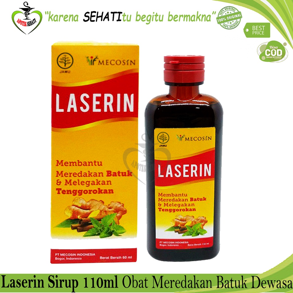 Laserin Dewasa, Laserin Obat Batuk Dewasa, Obat Batuk, Obat Batuk Dewasa, Laserin 100 Ml