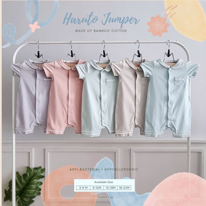 CUDDLY - Haruto Jumper - Bamboo Cotton Baby Clothes/Baju Bayi Bambu Katun