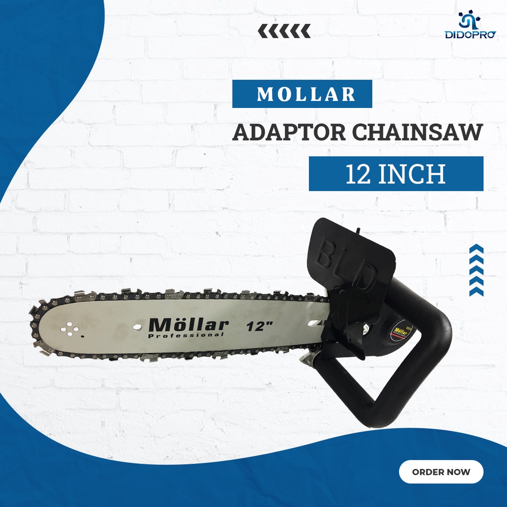 MOLLAR ADAPTOR MINI CHAINSAW MESIN GERINDA - DUDUKAN CHAIN SAW STAND / Chainsaw Stand Mini Adaptor Gerinda Dudukan Chain saw Mesin Gerinda Mollar CSS058 12 inch