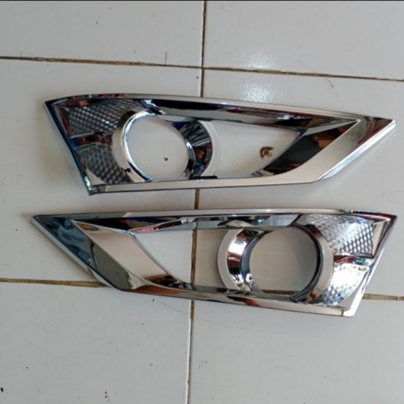 Garnish Cover Ring Foglamp Sigra Cover Bemper Truk Sigra 2pcs