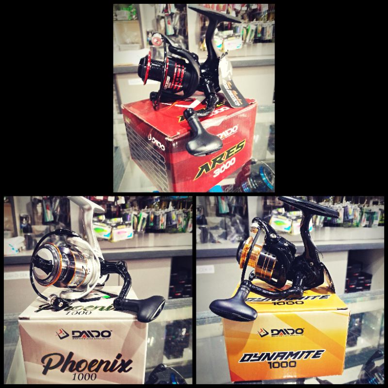 Reel DAIDO DYNAMITE PHONIX ARES. Katrol Dasaran Sungai Kolam Danau. Katrol Udang