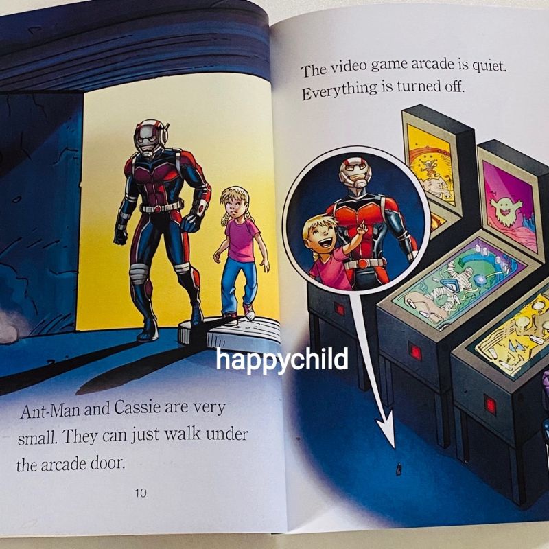 Marvel disney world of reading full color spider Man iron man buku anak buku bacaan happychild