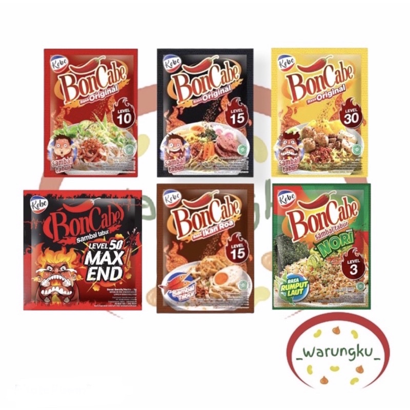 RENCENG 24 pcs BonCabe Level 15 30 50 Sachet Bon Cabe