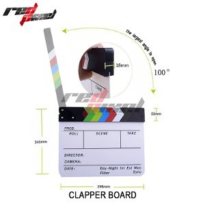

Ready Stok CLAPPER BOARD WHITE ACRYLIC Murah