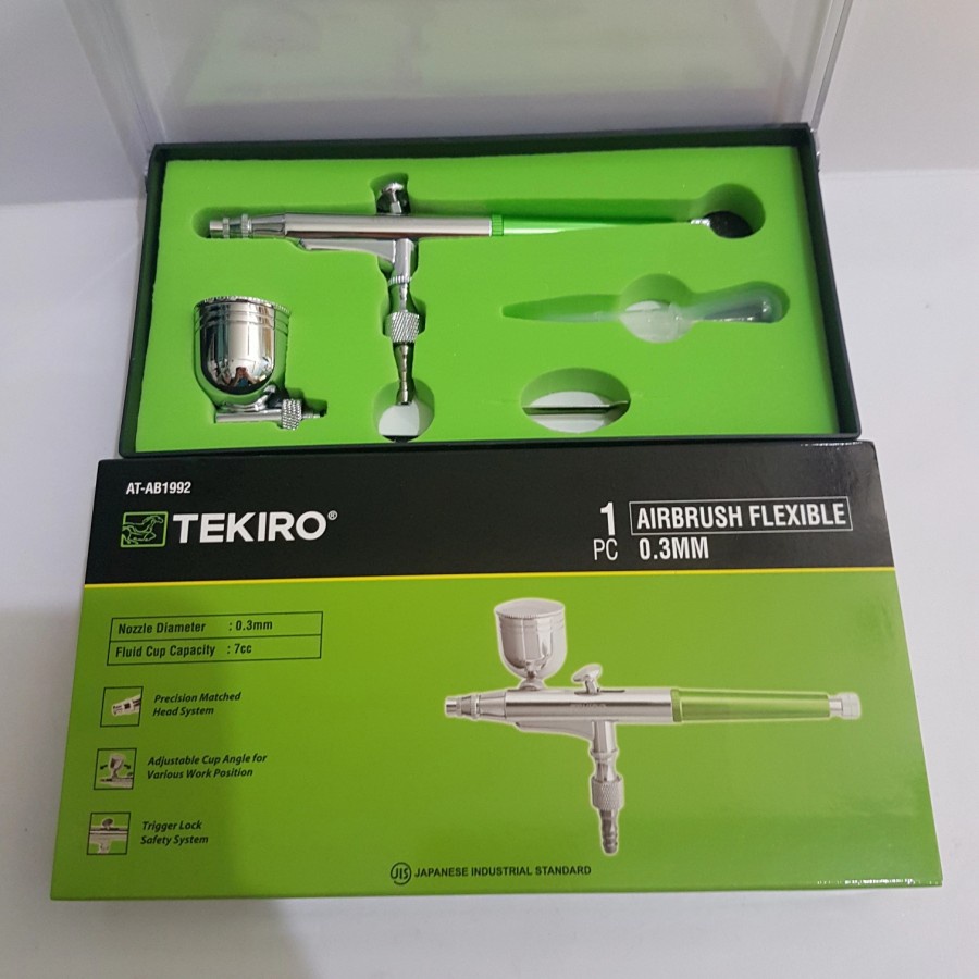 Tekiro Air Brush Kit Felxible Pen brush spray gun lukis AB