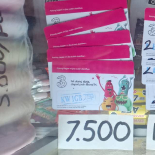 Kuota Tri KW 1 Gb murah