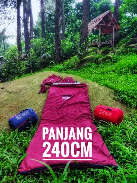 Sleeping Bag Premium Polar Bulu pro_online Extra Tebal - Small Paking + Windstoper - Kantor Tidur