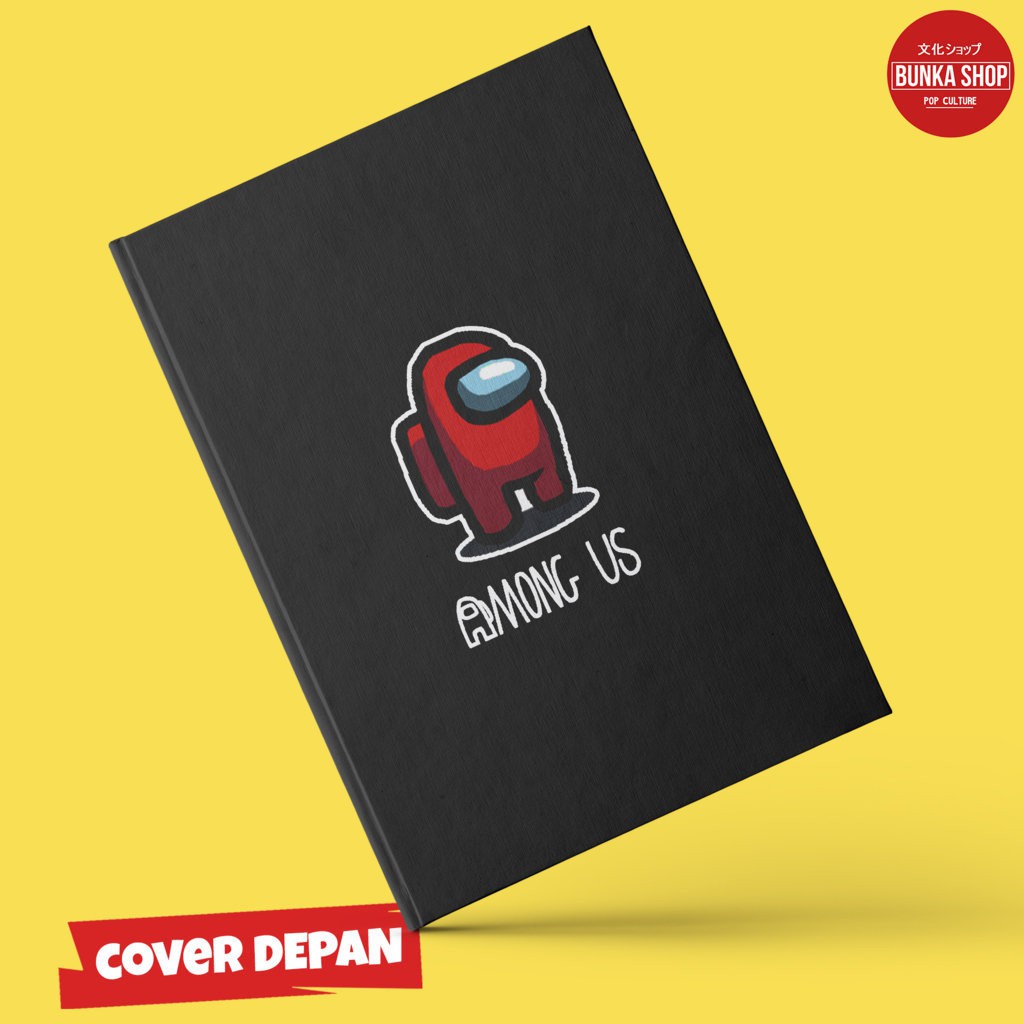 

Terlaris ✨ - Notebook Game Among Us Red Hardcover A5 Buku Tulis Catatan Note Agenda Planner Jurnal3.1.23
