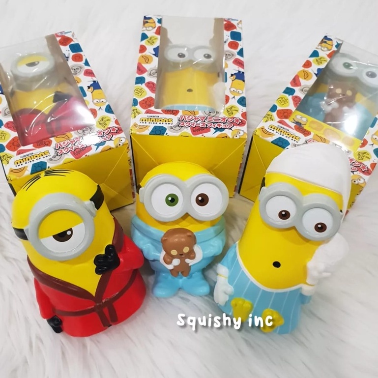 Promo Squishy Inc - Ibloom Minion Figure Mascot Squishy Japan
