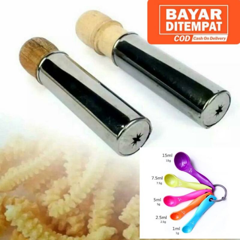 CETAKAN KUE AKAR KELAPA DAN SENDOK TAKAR/1PAKET MURAHH