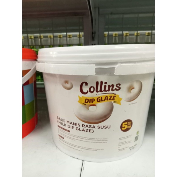 

Kiloan Collins Dip Glaze Milk 250gr