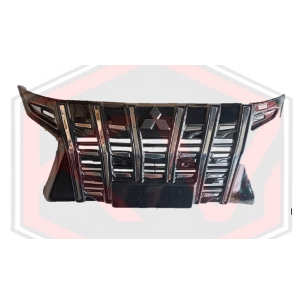 GRILL XPANDER MODEL ALPHARD HITAM GLOSY LIST CHROME