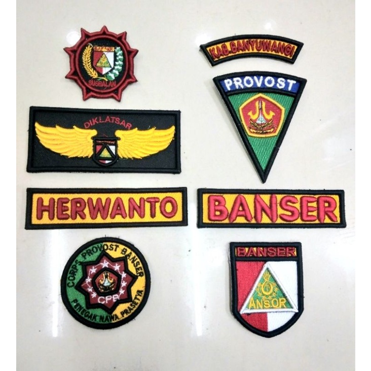 Provost Banser bordir timbul