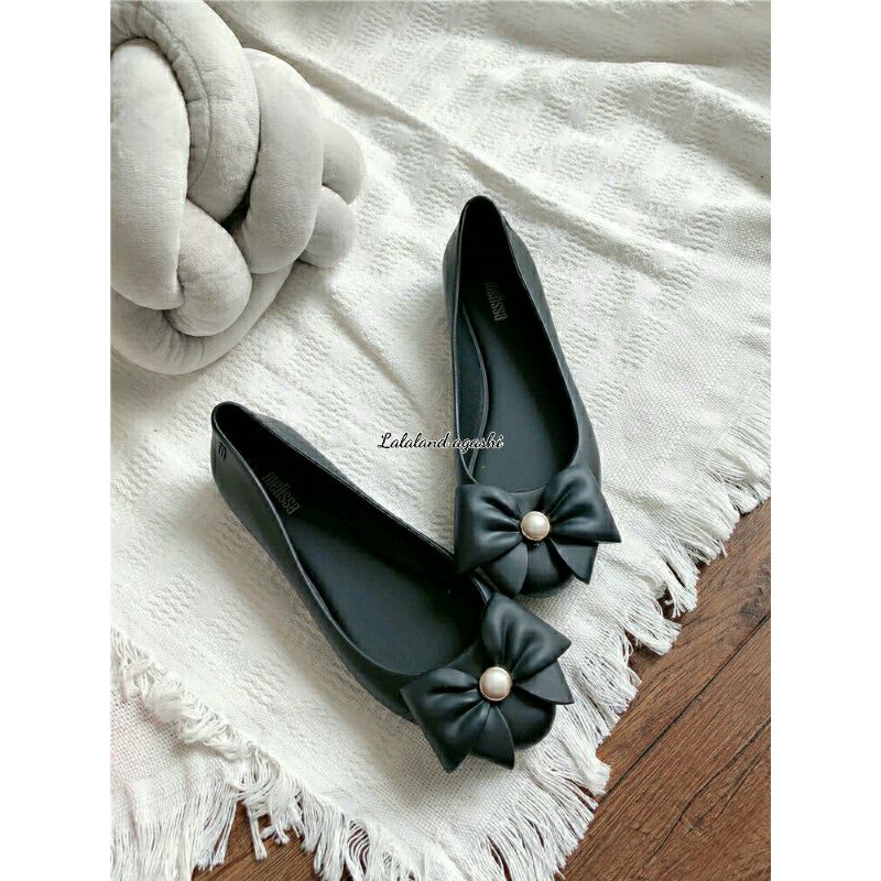 Sepatu melissa Sapatilha Doll VI/sepatu melissa pita 2021/sepatu melissa hitam