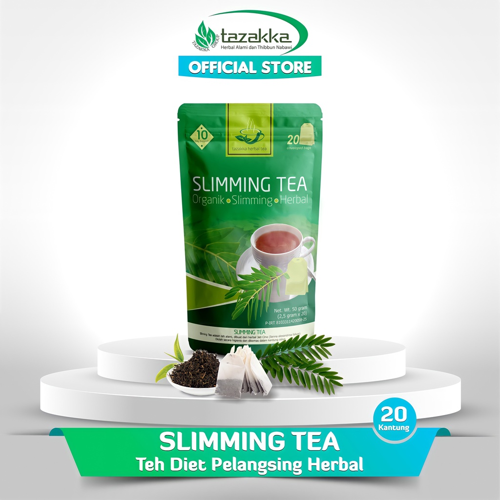 

Teh Slimming Tea Herba Tazakka Teh Diet Original Aman Membantu Program Diet Kemasan 20 Kantong Kemasan Standing Pouch Standar CPOTB