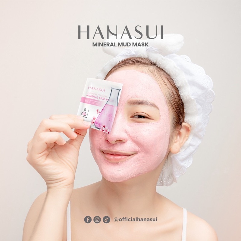 Hanasui Mineral Mud Mask Japanese Flower