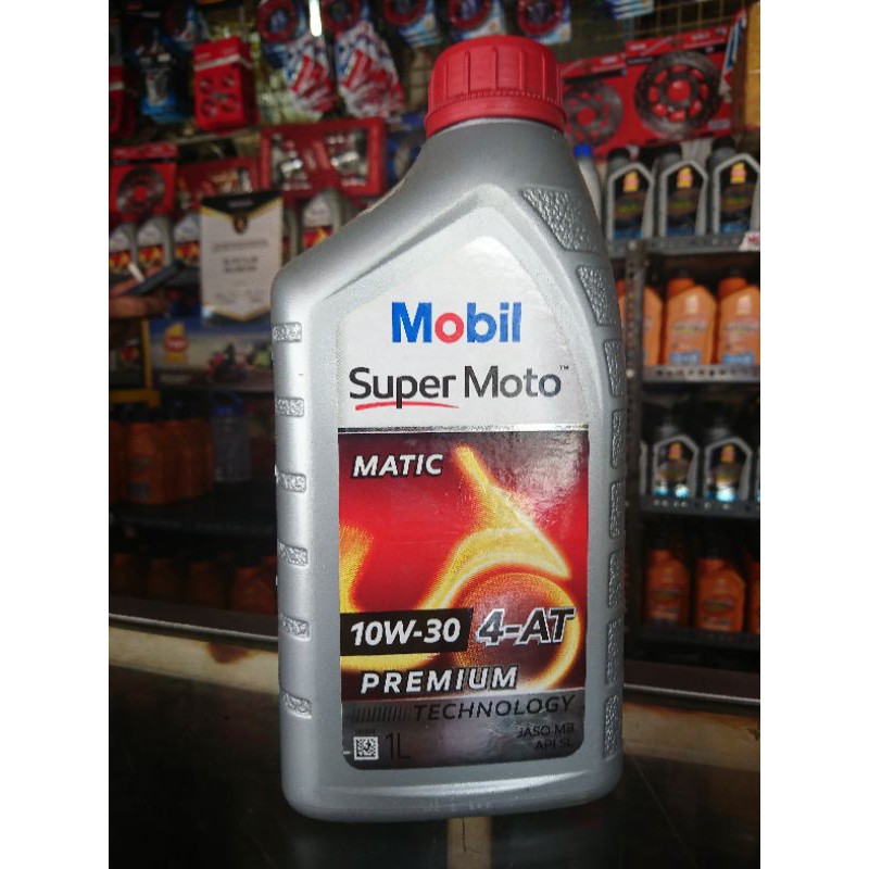 OLI MOTOR MATIC. MOBIL SUPER MOTO SAE 10W-30 1 LTR