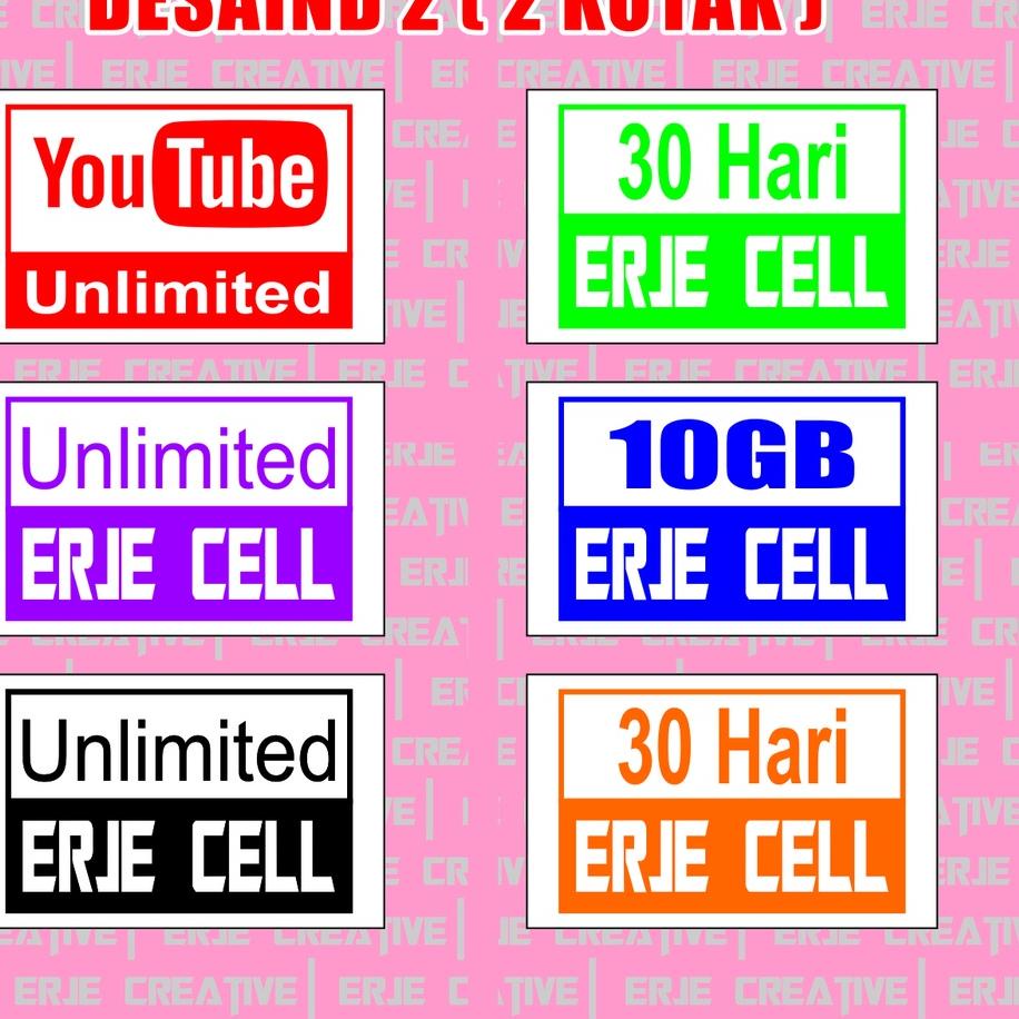 

・ Stempel Voucher Paket Data Internet Vocer Kuota Stempel Konter ⁂