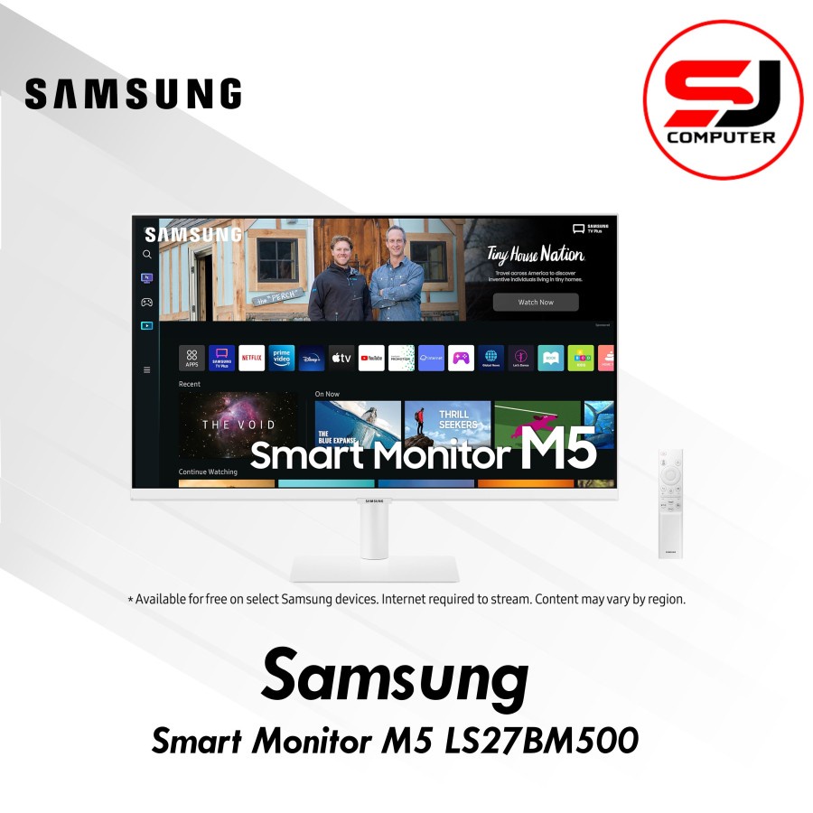 SAMSUNG Smart Monitor M5 LS27BM500EEXXD 27&quot; Full HD, HDR10, WiFi