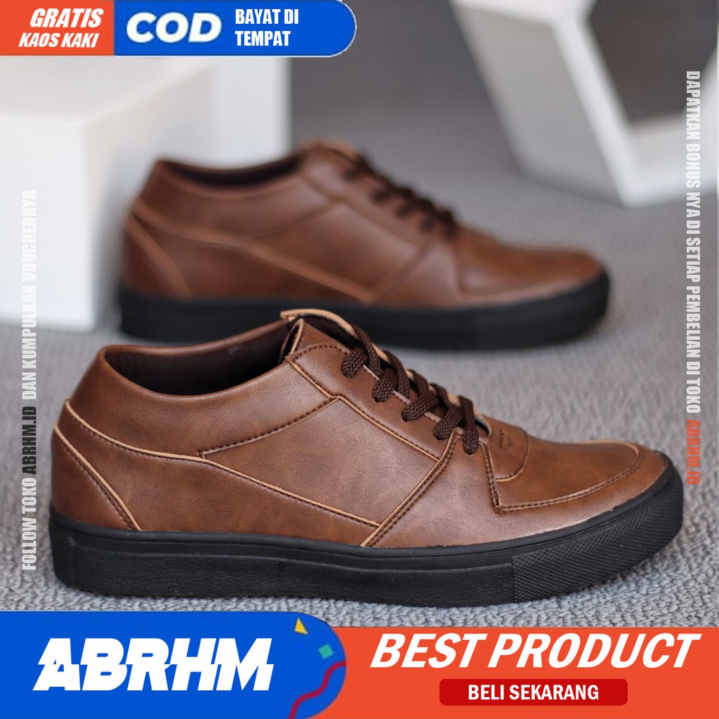 Sepatu Sneaker Pria Casual sneakers Sepatu Casual Pria Sepatu Pria Sneakers Sepatu Casual Cowo/Cowok Sepatu Kasual Semi Formal Kerja Kuliah Kondangan Gaya Santai Keren Kekinian Original Murah Terlaris