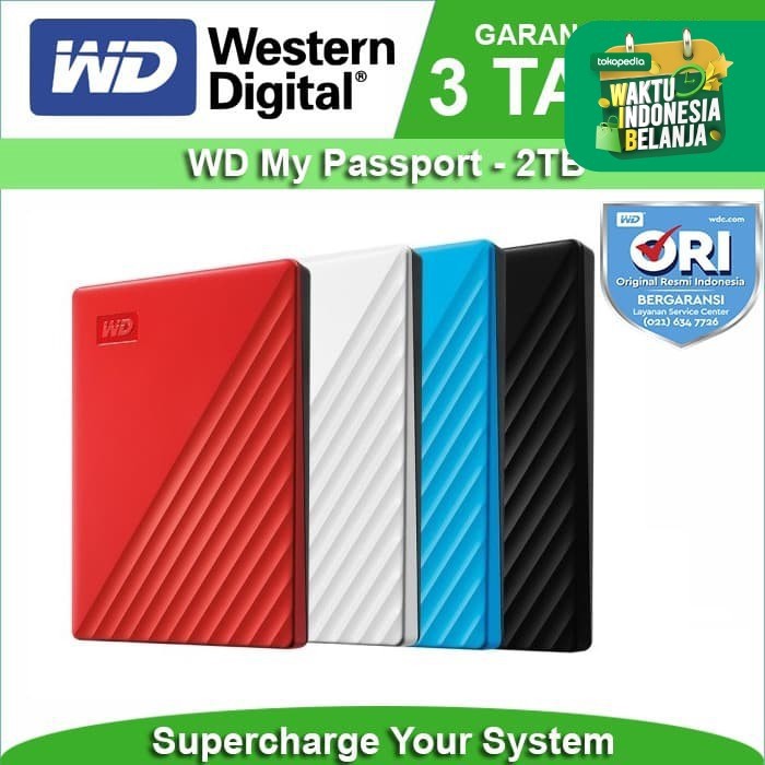 WD 2TB My Passport Hardisk External USB3.0