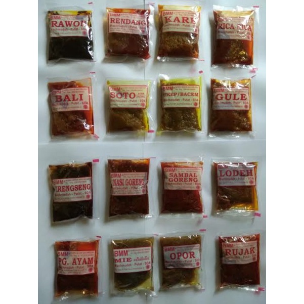 Jual Bumbu Masak Machmudah Bmm Mahmuda Mahmudah Krengseng Gule Kare Soto Sambal Goreng Rendang