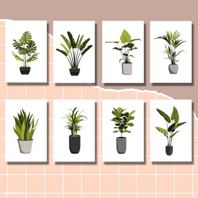 Hiasan Dinding Kayu Dekorasi Dinding Ruang Tamu Walldecor Pajangan Motif Pot Bunga Floral