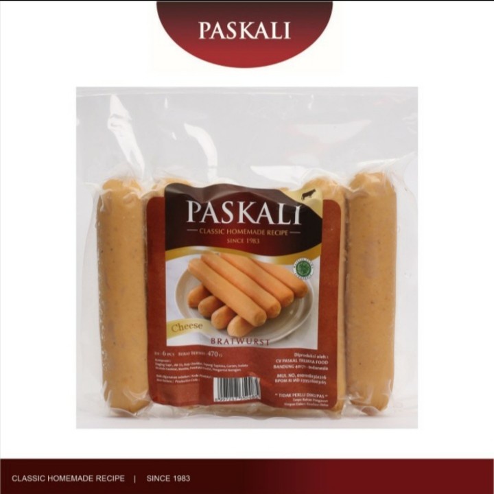 

Bratwurst Cheese 440 gr (6 pcs) Original PD PASIRKALIKI PASKAL Bandung