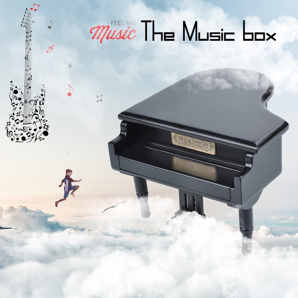 Music Box Piano Penari Bisa Berputar Studio Ghibli Lagu Laputa