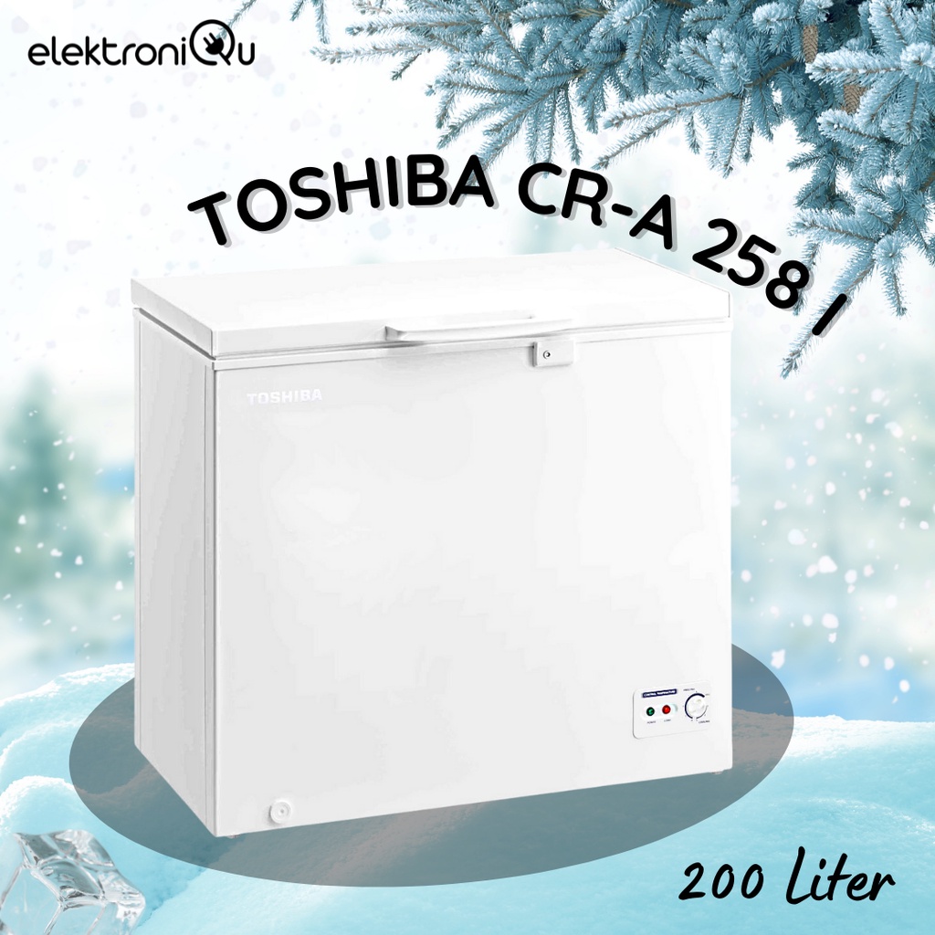 CHEST FREEZER TOSHIBA CR-A 258 I 200 LITER