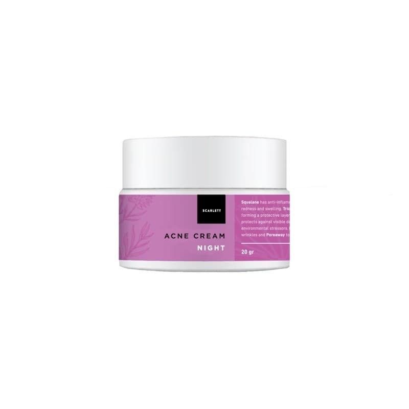 SCARLET WHITENING CREAM 20g BRIGHTLY/ ANCE SERUM DAY /NIGHT-KRIM SIANG MALAM