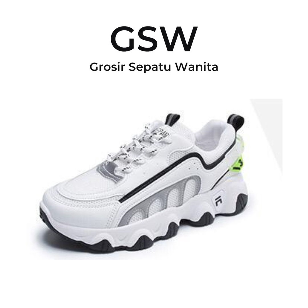 GSW Jisoo Sepatu Sneakers Wanita shoes sport SS216 Import Fashion wanita Korea