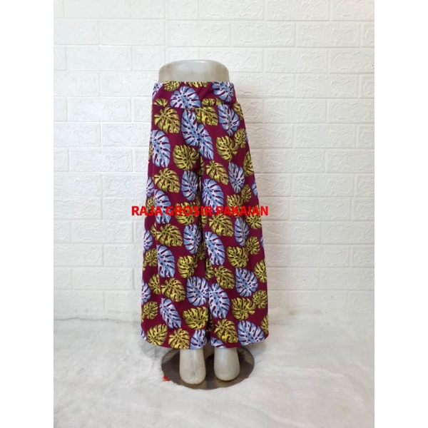 Celana Kulot Anak Panjang Motif Estimasi Usia 1-16 Thn