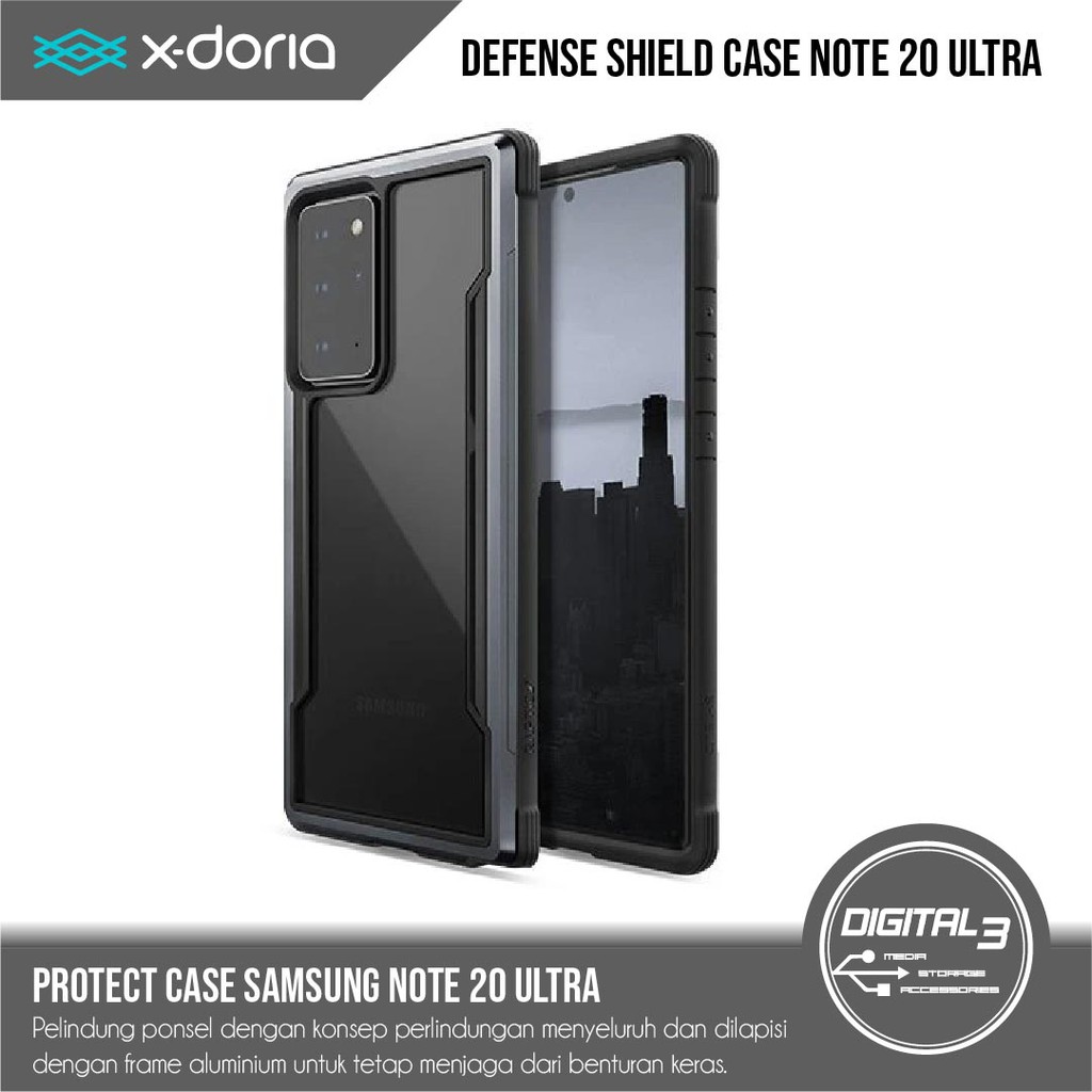X-Doria Defense Shield Hard Case Samsung Note 20 Ultra Xdoria Casing