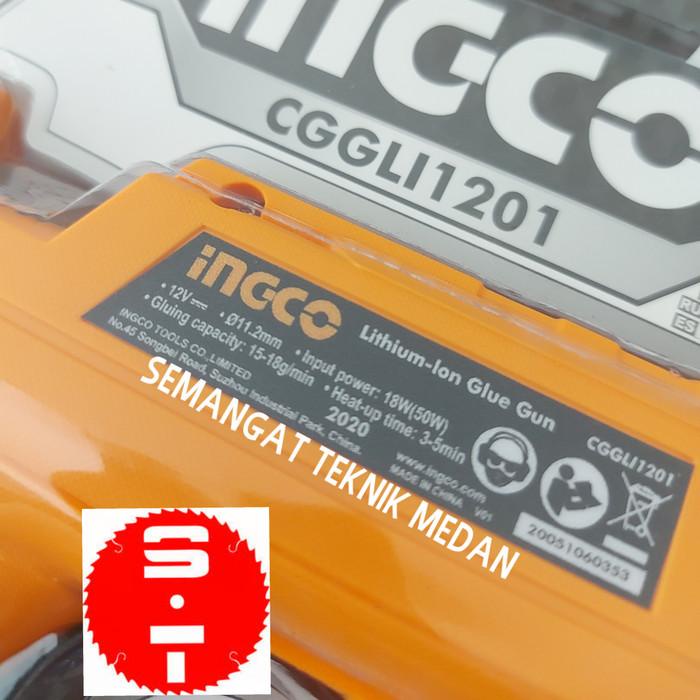 

Cggli1201 S12 Cordless Glue Gun Alat Lem Tembak Besar 50Watt 12V Ingco 010