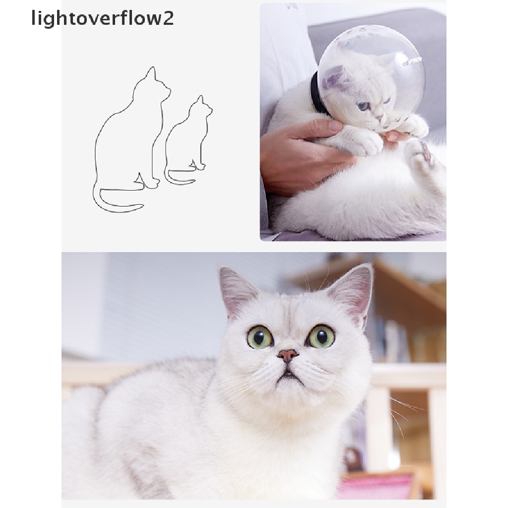 (lightoverflow2) Masker Pelindung Mulut Kucing Anti Gigit / Jilat Bahan Breathable